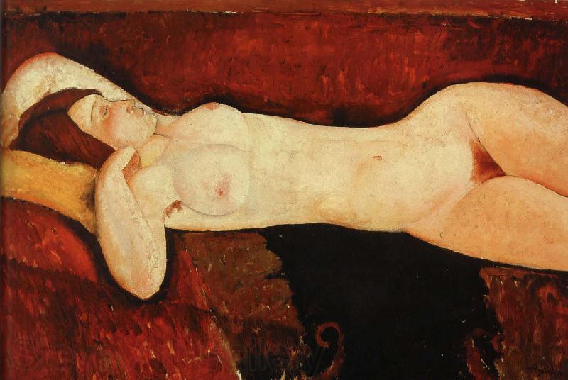 Amedeo Modigliani liggande aktsudie Spain oil painting art